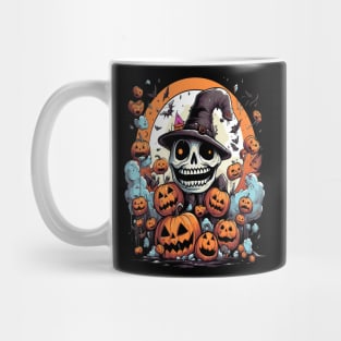 Halloween Laughing Skull Mug